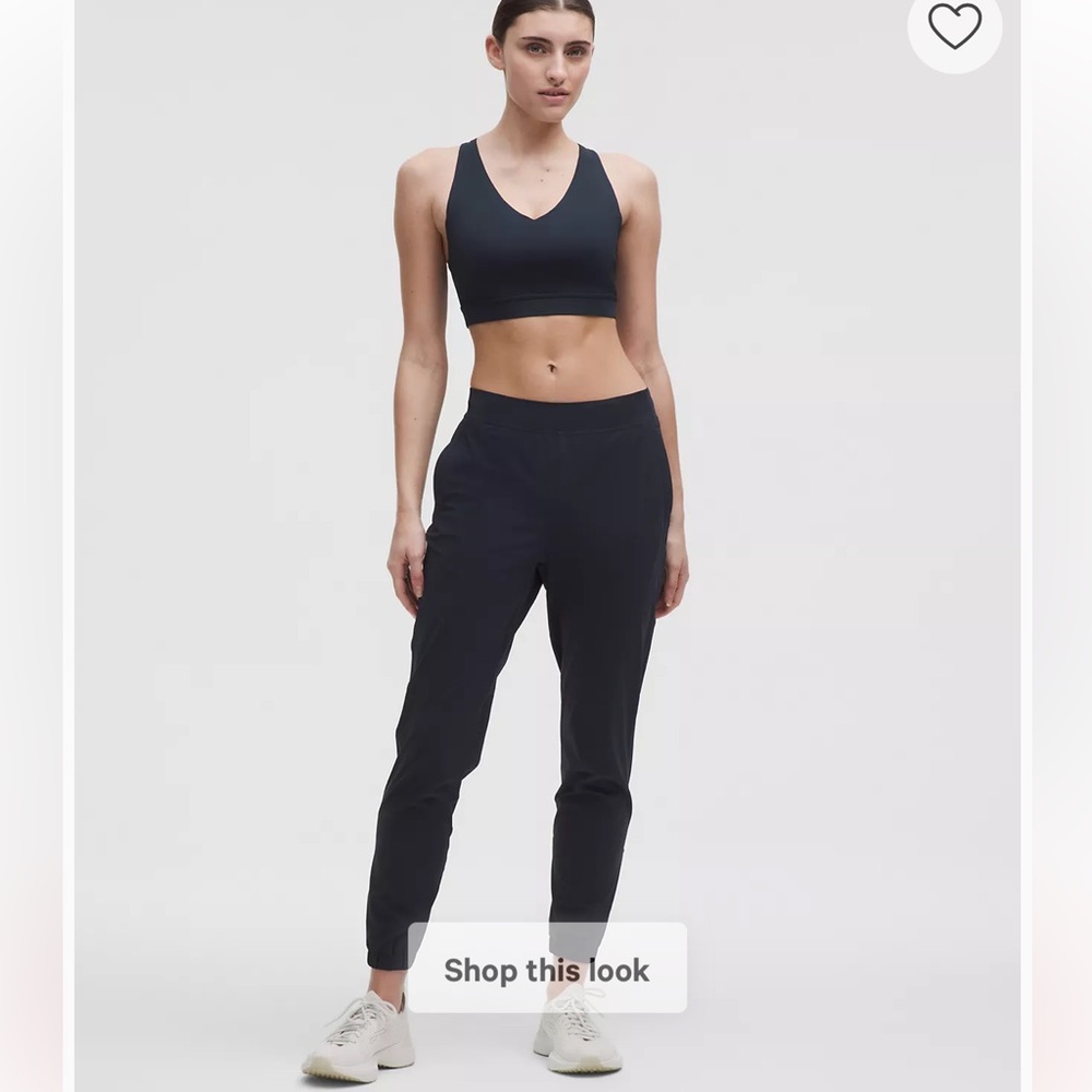 Lululemon Women’s Black Jogger Pants Size 14 Athleisure - Picture 2 of 9